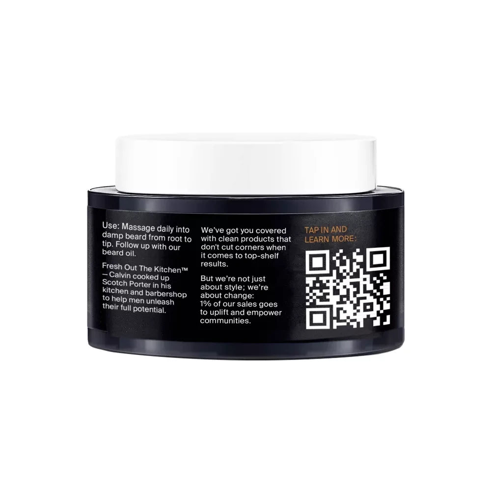 Scotch Porter Shea Butter & Biotin Conditioning Beard Balm – 3 fl oz (Pack of 12)