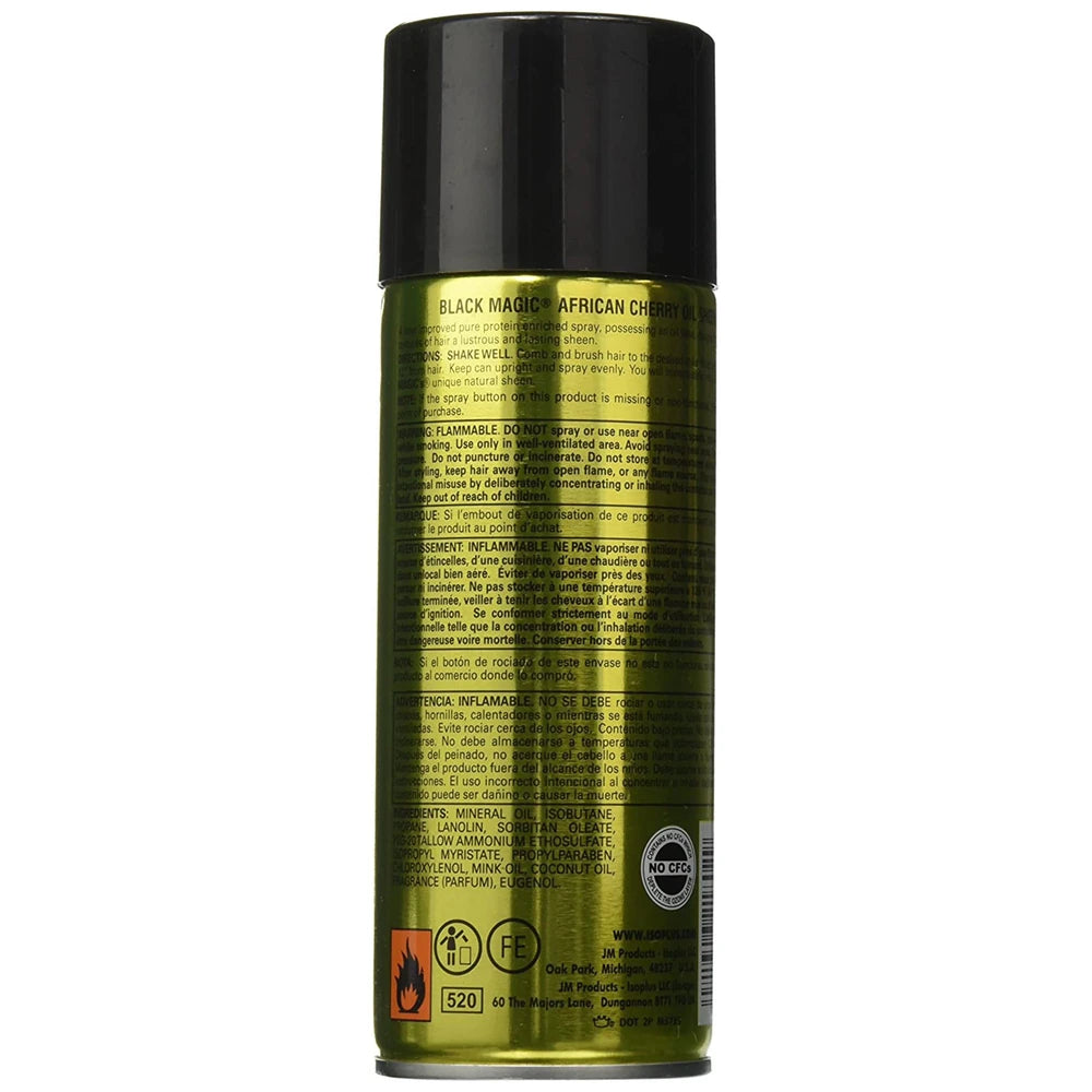 Black Magic Oil Sheen African Cherry 10.5 oz (Pack of 12)