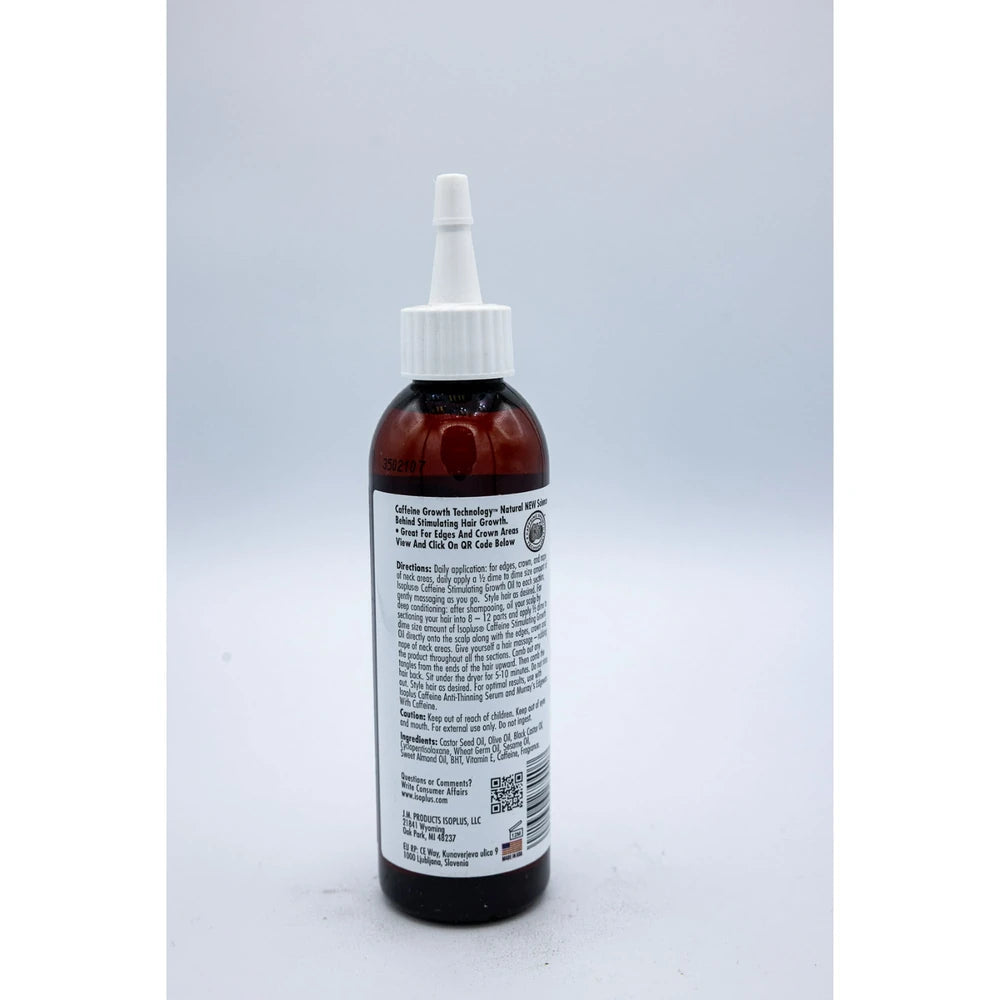 Isoplus Caffeine Stimulator Growth Oil 4 oz. All Hair Type (Pack of 12)