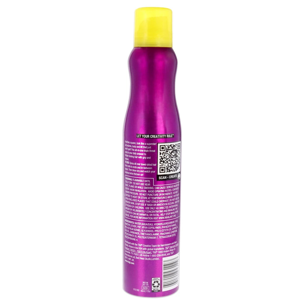 TIGI Bed Head Queen for a Day Thickening Spray 10.5 oz (Pack of 6)