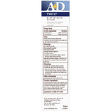 A And D Zinc Oxide Diaper Rash Cream for Irritated Skin 4Oz (Pack of 36)