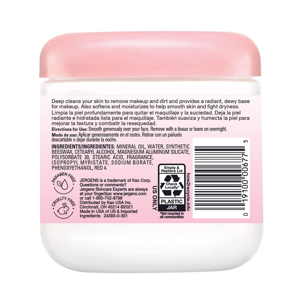 Jergens All Purpose Face Cream Deep Cleansing Moisturizer Lotion for Dry Skin 15 Oz (Pack of 6)