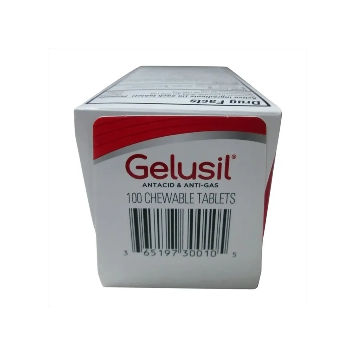 Gelusil Antacid Anti-Gas Tablets Peppermint Flavor 100 Each 5.6oz (Pack of 24)