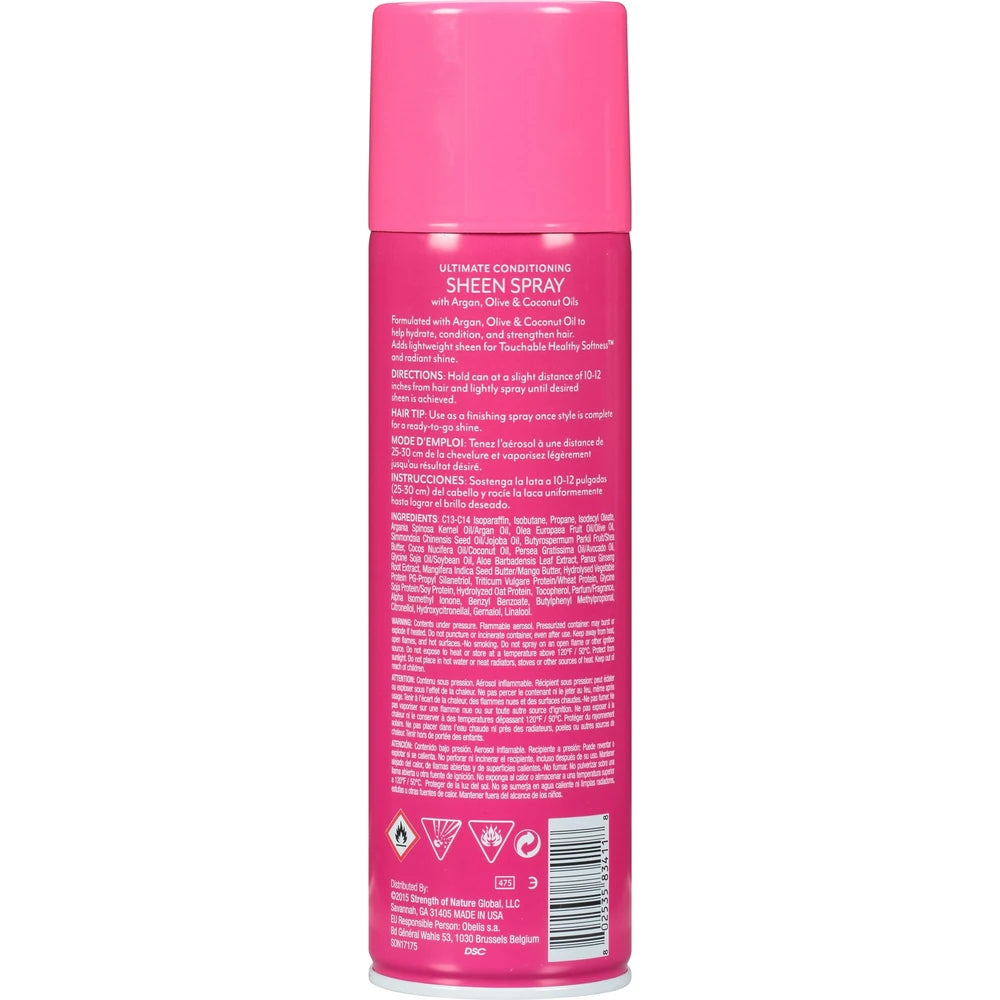 Soft & Beautiful Ultimate Conditioning Sheen Spray 11.25 oz. Aerosol (Pack of 6)