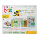 Just For Me Texture Softener System Detangler 1 Kit All Hair Types Moisturizing (Pack of 6)