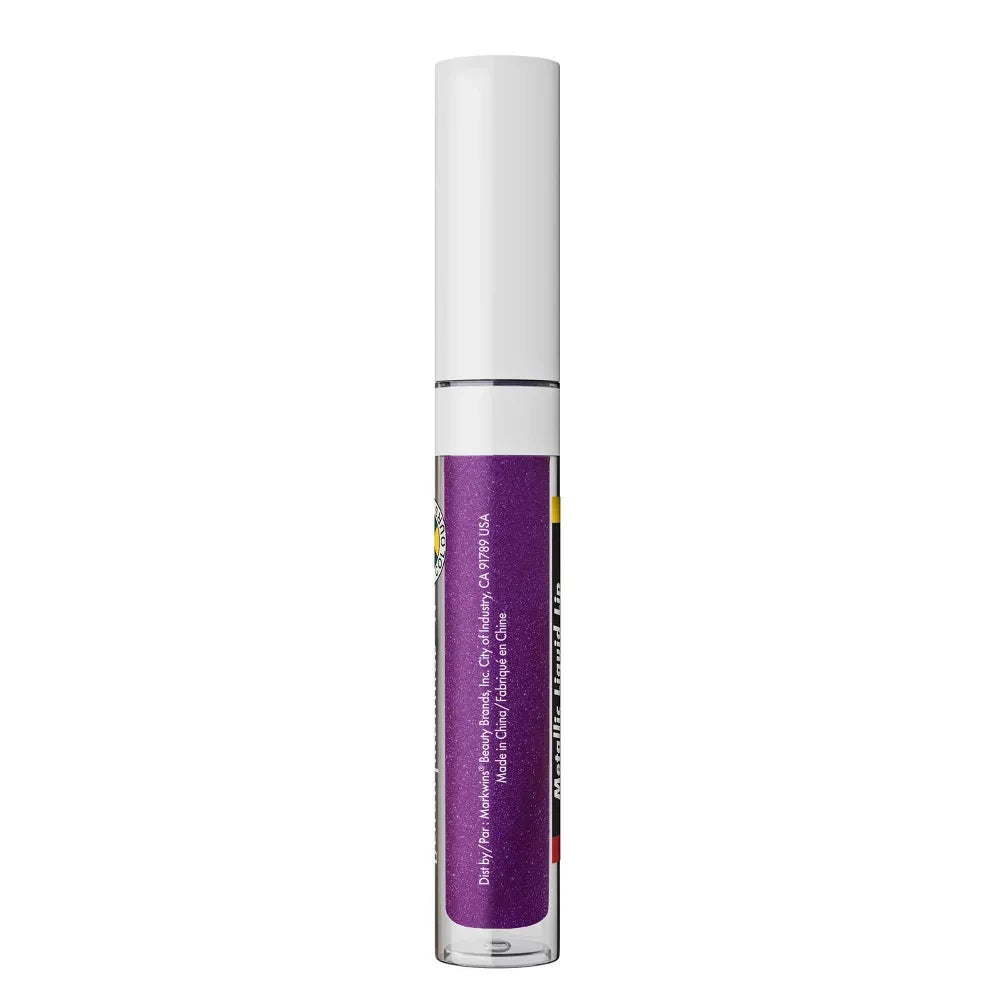 Black Radiance Cross Colours Metallic Liquid Lip in Hyped Up Purple (Pack of 48)