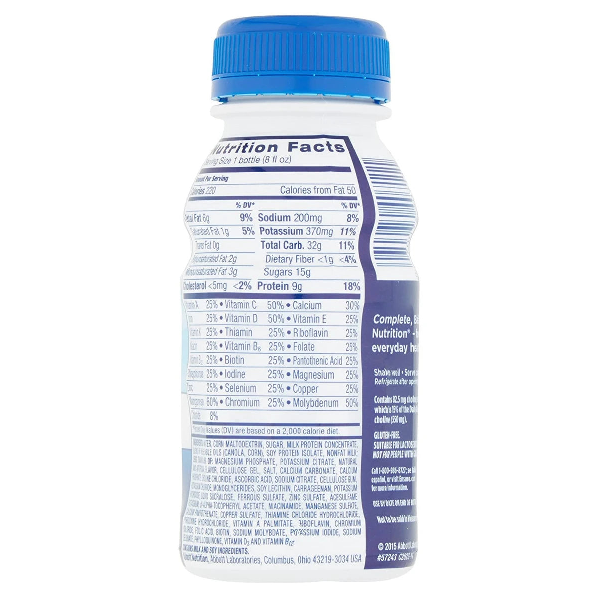 Ensure Complete Balanced Nutrition Drink Vanilla 8Oz (Pack of 4)