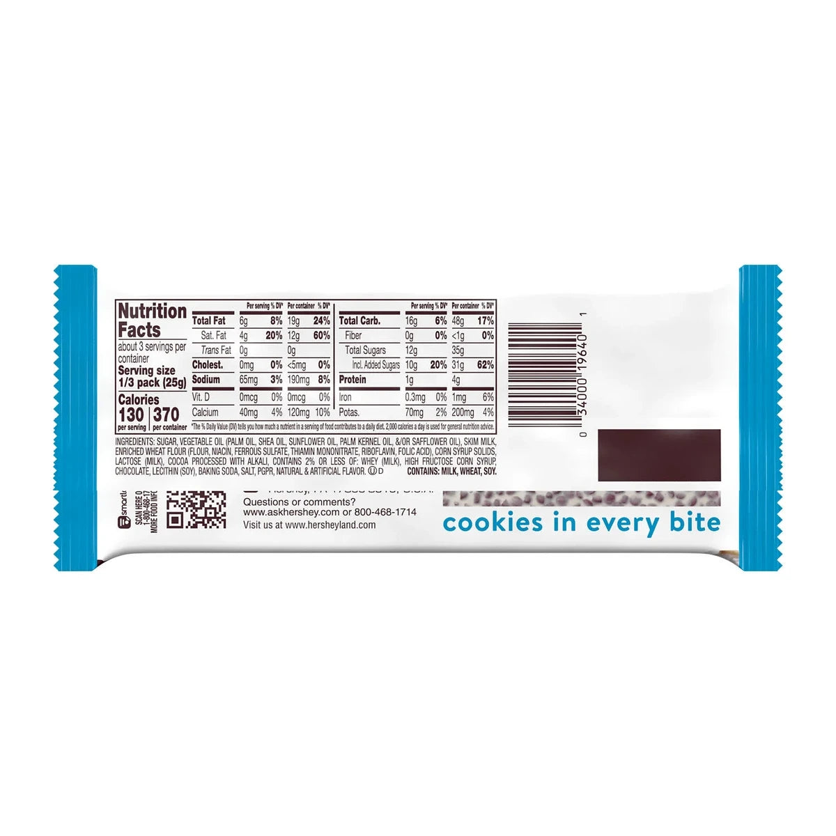 Hersheys Cookies N Creme King Size Bar 2.6Oz (Pack of 216)