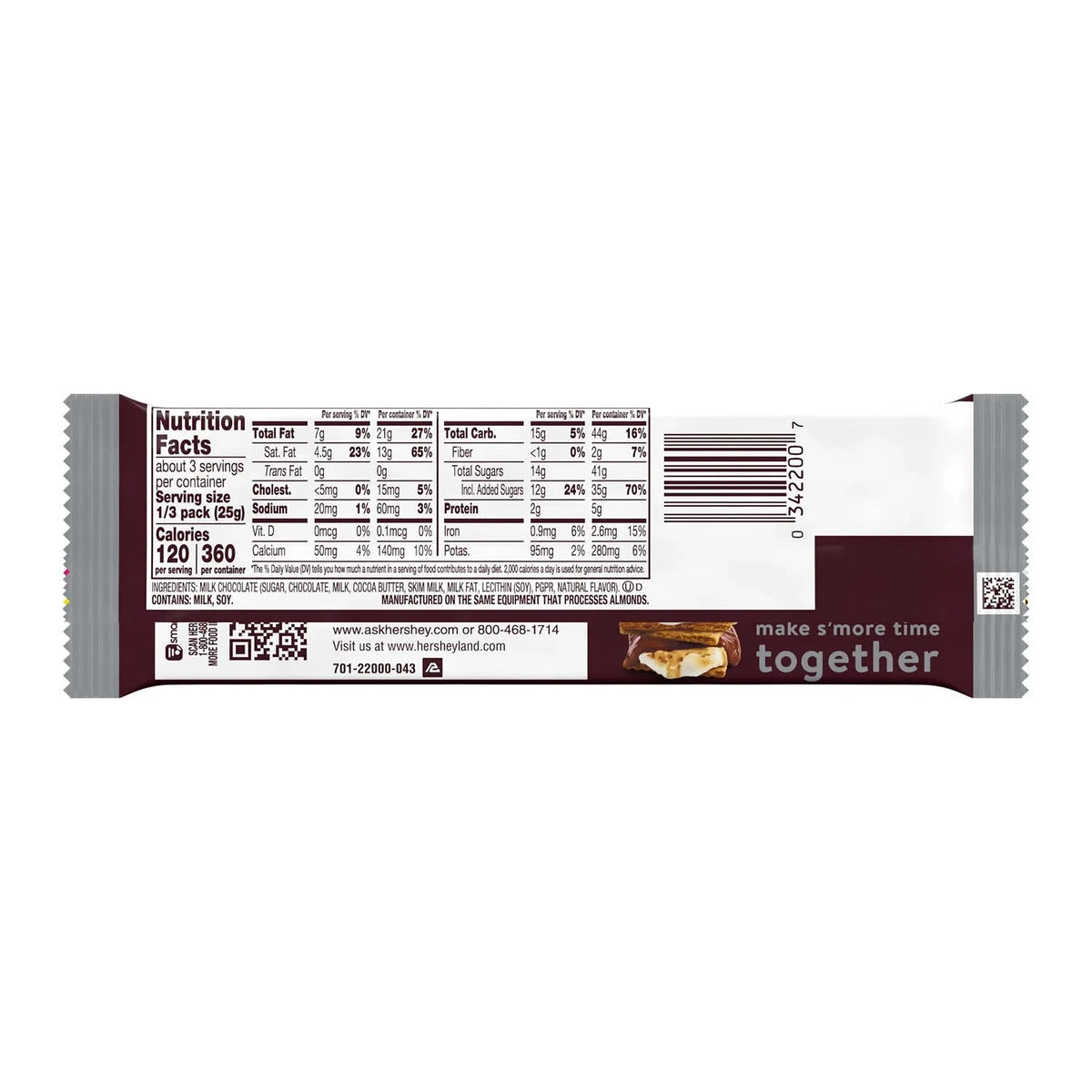 Hersheys Milk Chocolate King Size Candy Bar 2.6Oz (Pack of 216)