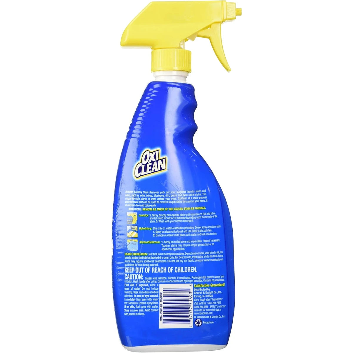 OxiClean Liquid Stain Remover Spray 21.5Oz (Pack of 8)