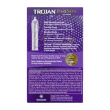 Trojan Studded Bareskin Lubricated Condoms 0.2 Oz (Pack Of 48)