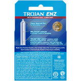 Trojan-Enz Condoms Spermicidal Lubricated Latex Condoms 0.64oz (Pack of 48)