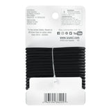 Scunci No-Slip Grip The Evolution Hair Ties Black 0.96Oz (Pack of 48)