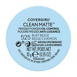 Cover Girl Clean Oil Control Pressed Powder Buff Beige 0.3Oz (Pack of 72)