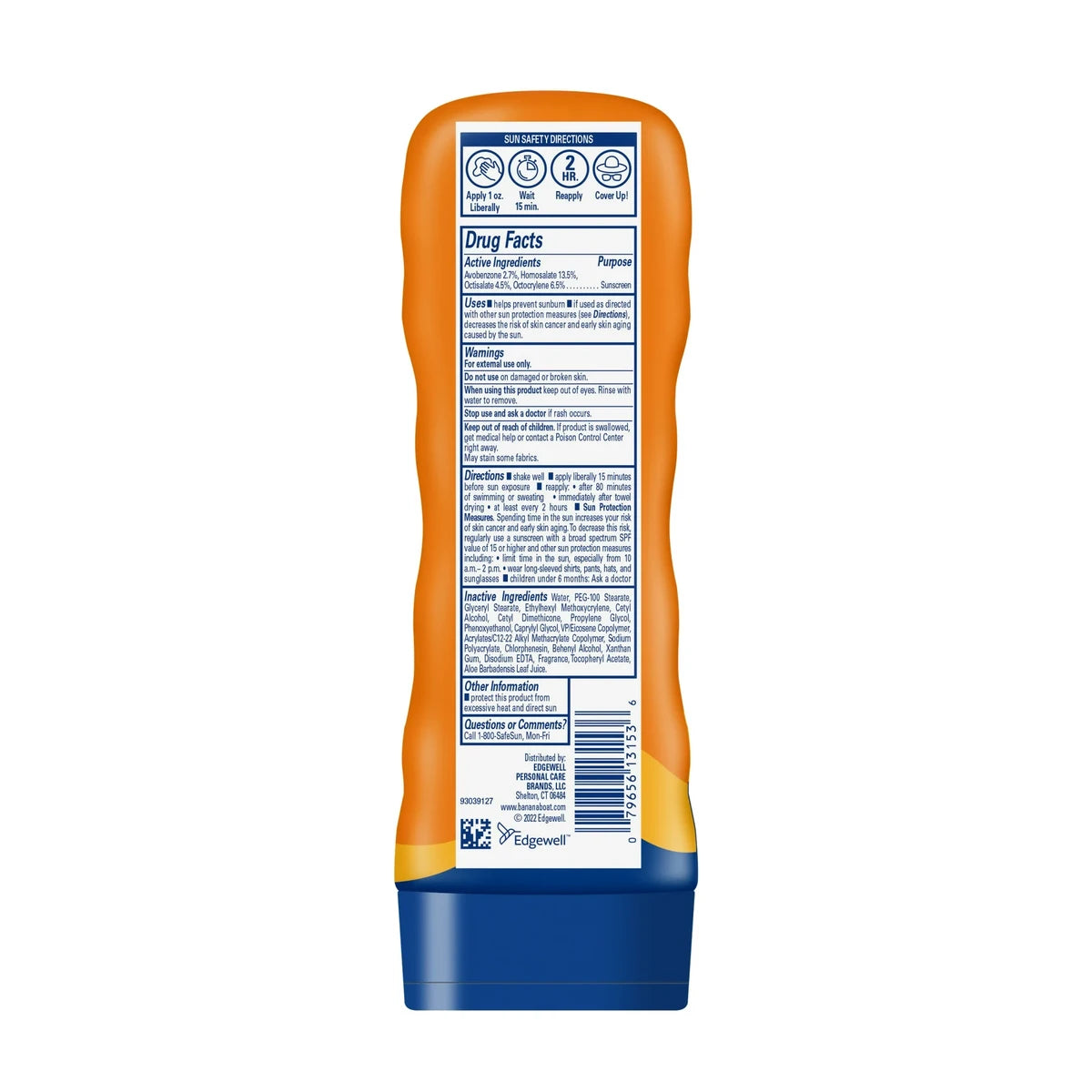 Banana Boat Sport Ultra Water Resistant Sunscreen Lotion SPF 65 8Oz (Pack of 12)