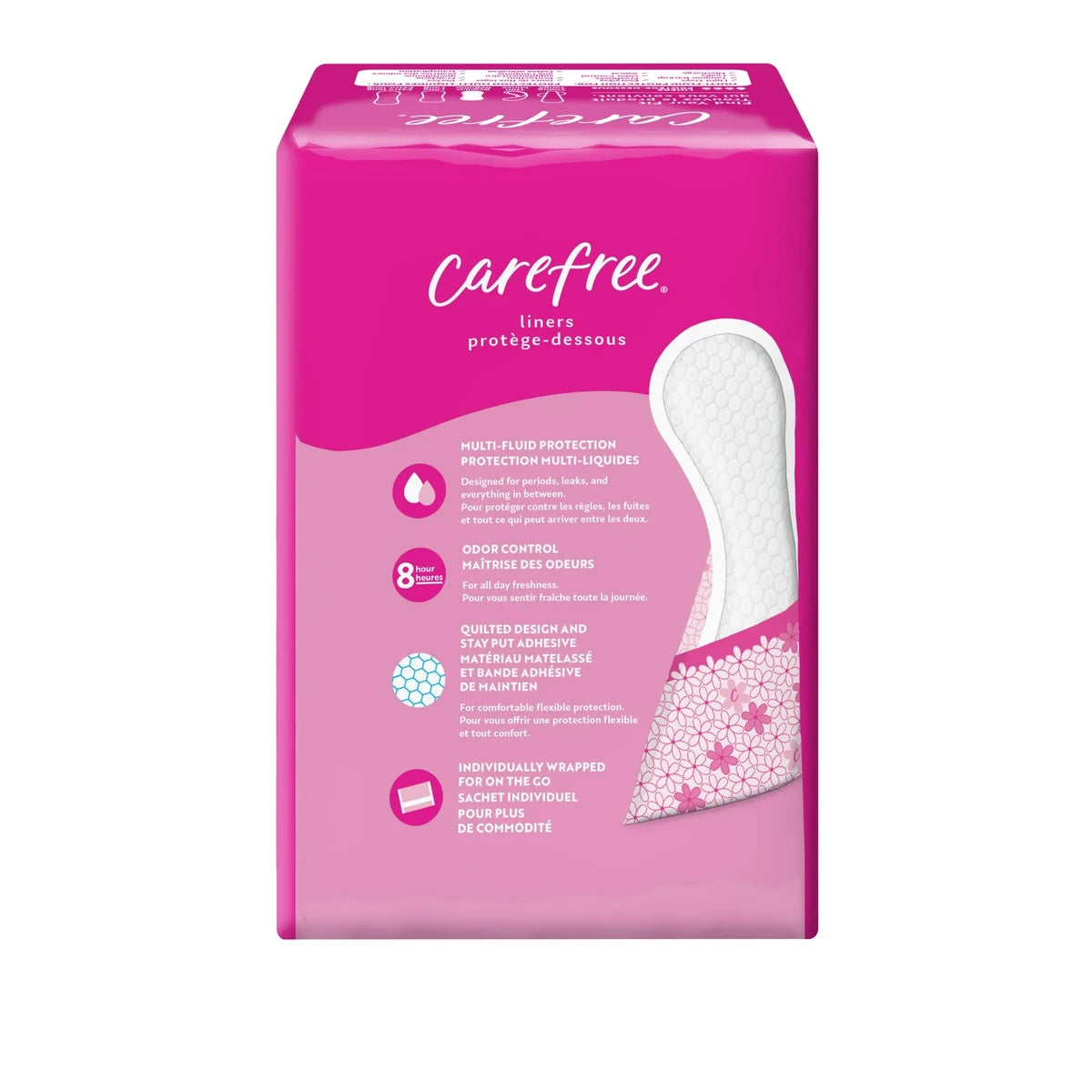 Carefree Acti-Fresh Body Shape Regular To Go Unscented Pantiliners 1.41Oz (Pack Of 4)