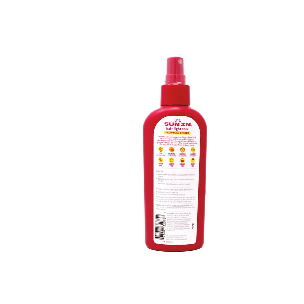 Sun In Hair lightener Spray Tropical Breeze 4.7Oz (Pack of 12)