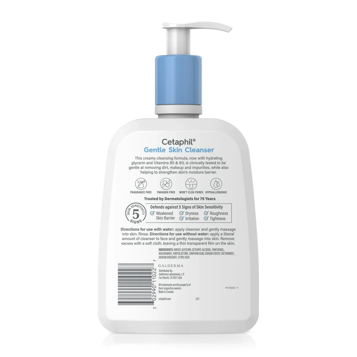 Cetaphil Gentle Skin Cleanser For Senistive Skin 16Oz (Pack of 12)