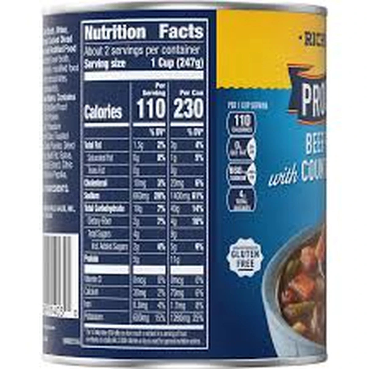 Progresso Rich and Hearty Beef Pot Roast with Country Vegetables Soup 18.5Oz (Pack of 12)