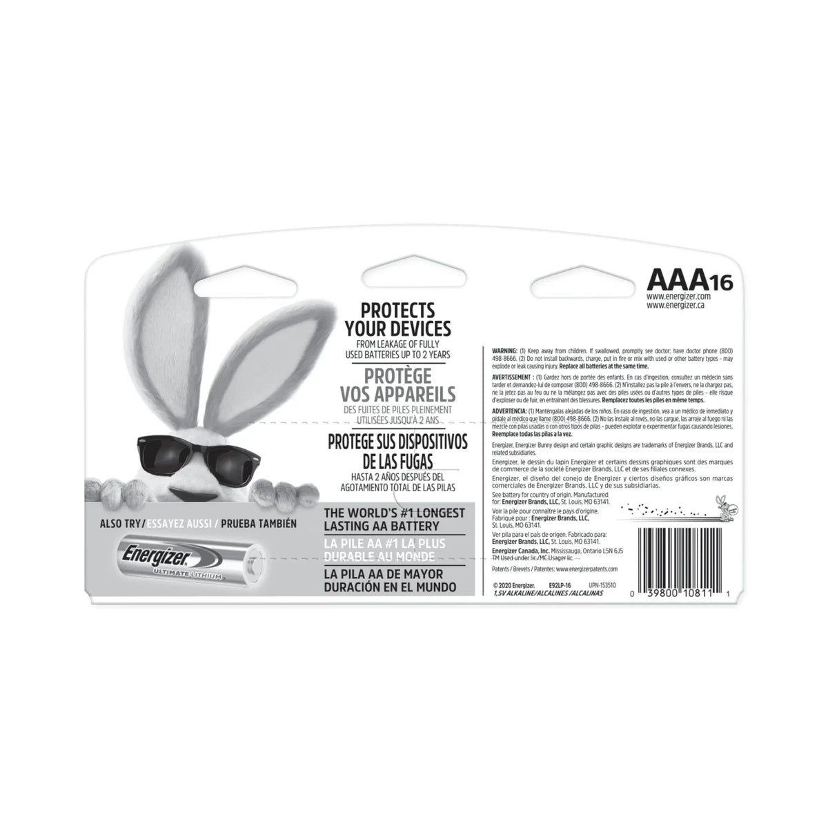 Energizer Max AAA Alkaline Batteries 31.74Oz (Pack of 12)