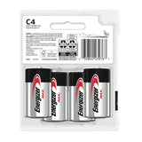 Energizer Max C4 Alkaline Battery4 Ea 0.32Oz (Pack Of 12)