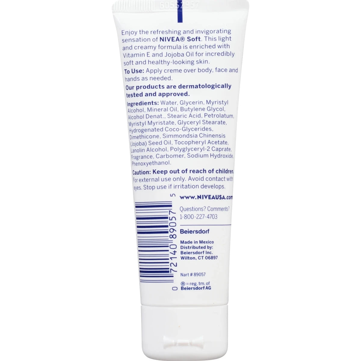 Nivea Soft Refreshingly Moisturizing Cream 2.6Oz (Pack of 12)