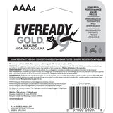 Eveready Gold AAA Alkaline Battery 1 Oz (Pack of 24)