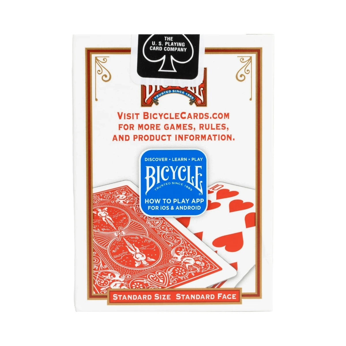 Bicycle Poker Size Standard Playing Cards 4Oz (Pack of 144)
