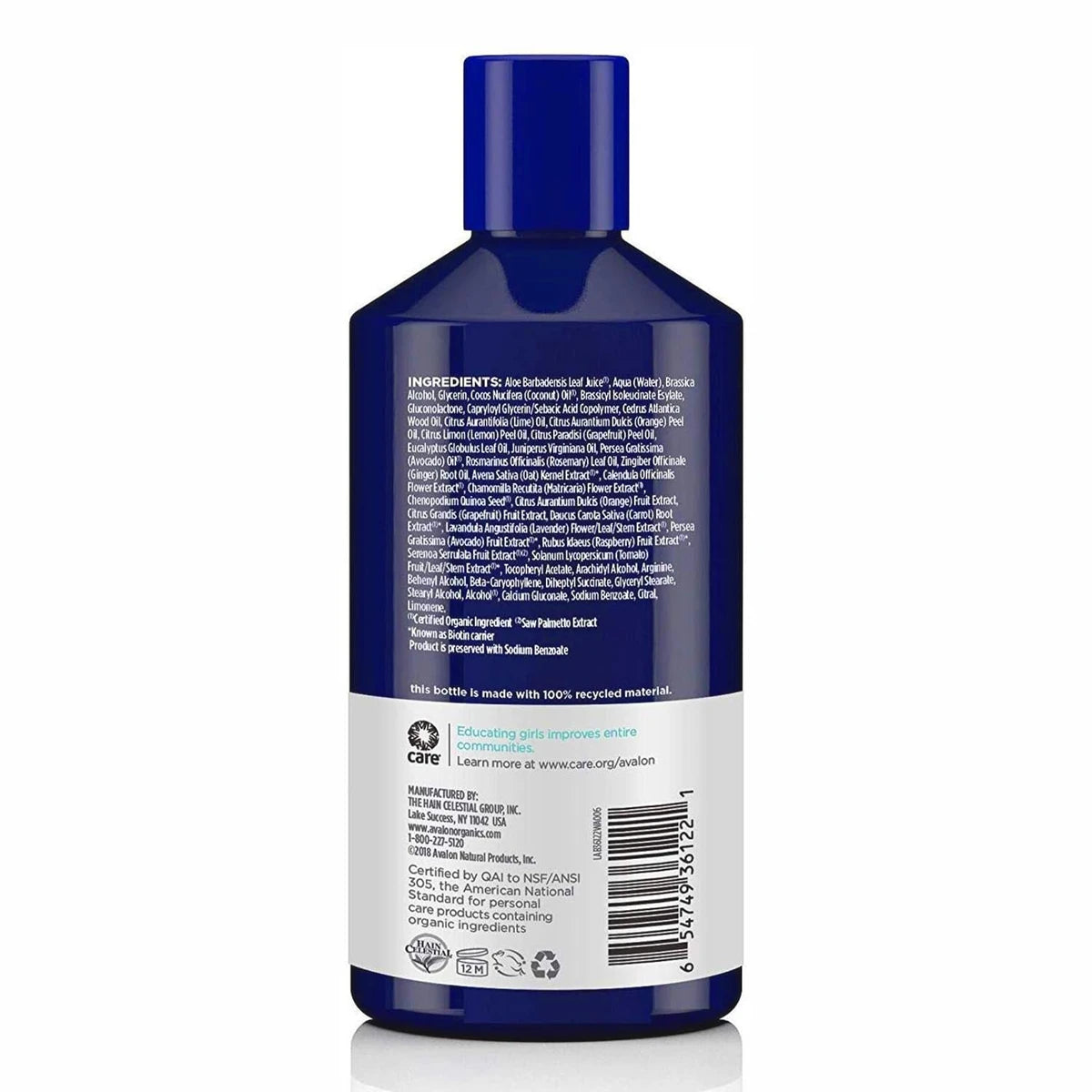Avalon Organics Therapy Biotin B-Complex Thickening Hair Conditioner 14Oz (Pack of 6)
