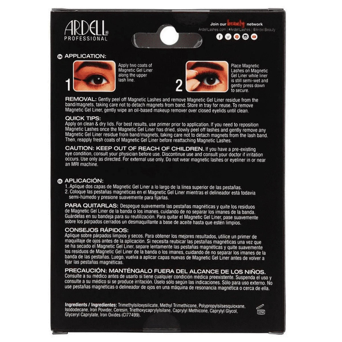 Ardell Magnetic Liquid Liner And Lash Demi Wispies 1.1Oz (Pack of 36)