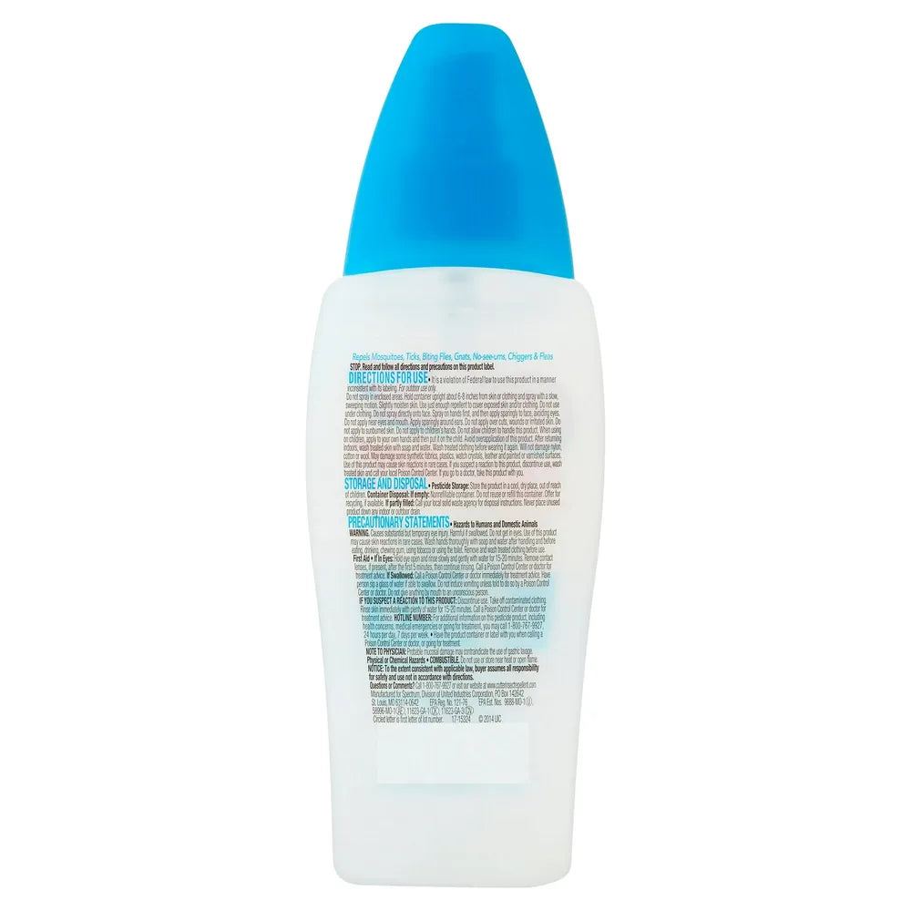 Cutter Skinsations Insect Repellent With Aloe And Vitamin E Clean Fresh Scent 7.5Oz (Pack of 12)