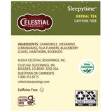 Celestial Seasonings Sleepytime Natural Herb Tea 20 Bags 2.6Oz (Pack Of 6)