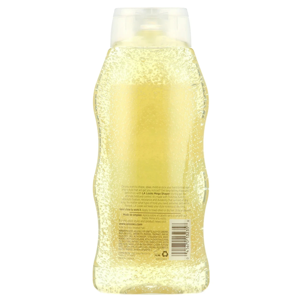 L.A. Looks Mega Shaper Hair Styling Gel 20Oz (Pack of 6)