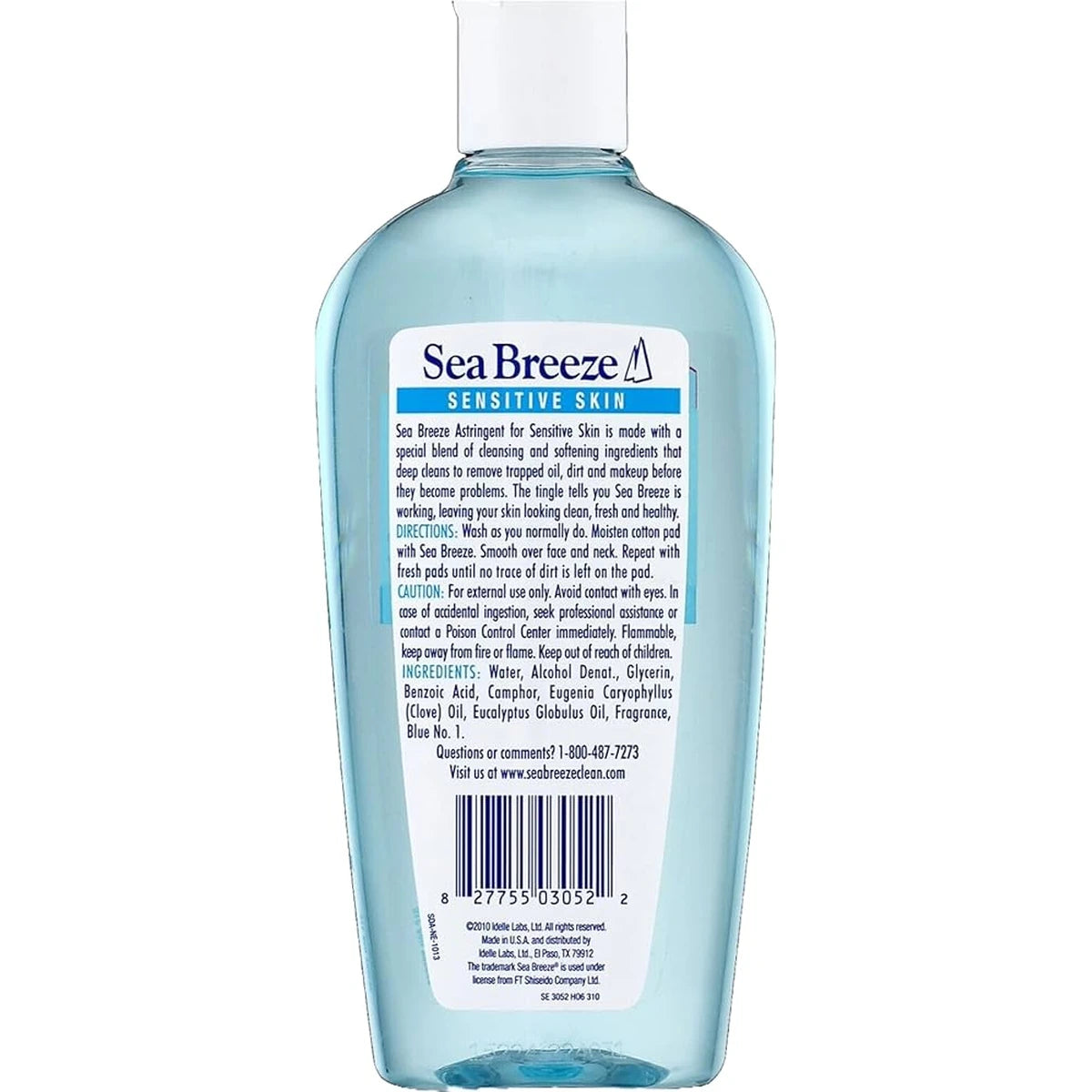Sea Breeze Actives Sensitive Skin Astringent 10Oz (Pack of 6)