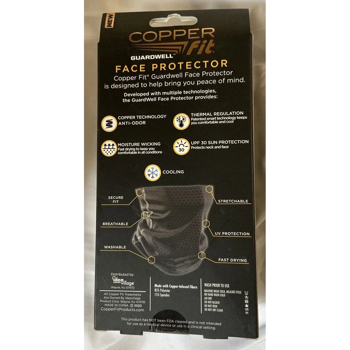 Copper Fit Guardwell Cooling Face Protector (Pack of 12)