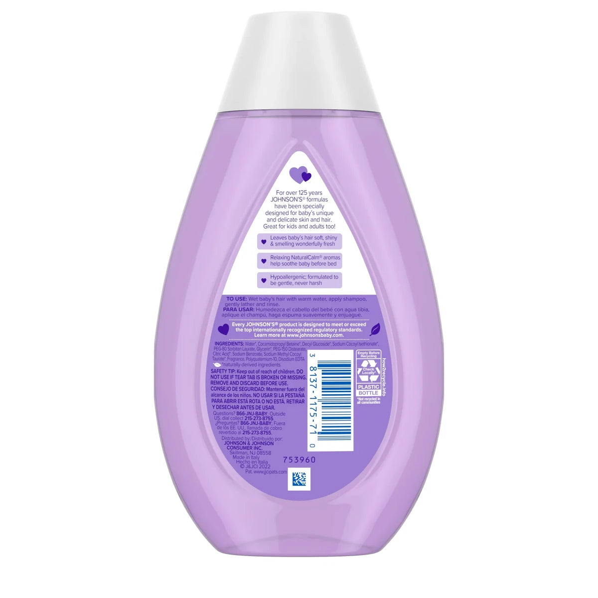 Johnsons Baby Calming Hair Shampoo 13.6Oz (Pack of 24)