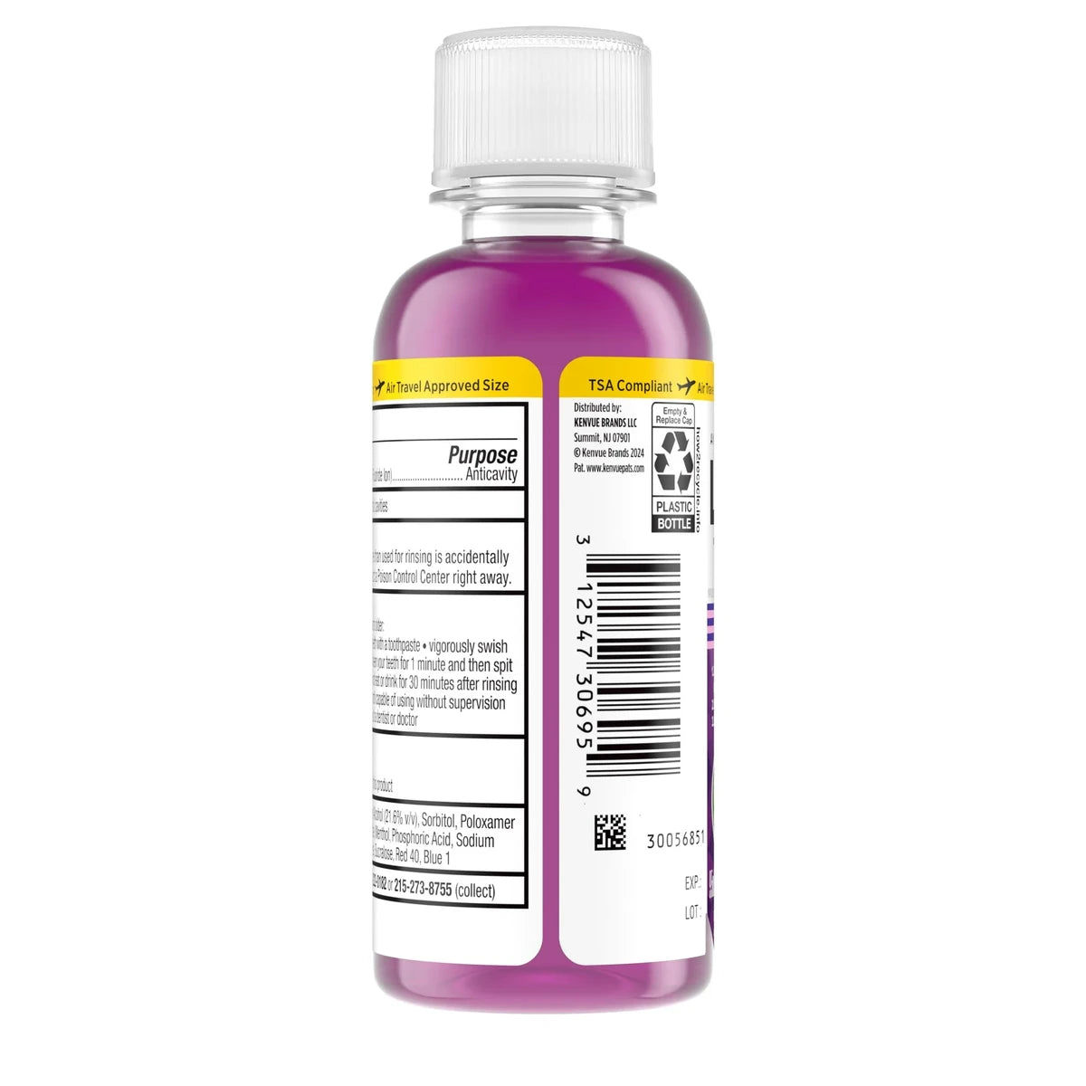 Listerine Total Care Anticavity Mouthwash Fresh Mint96 Ml 3.2Oz (Pack of 24)
