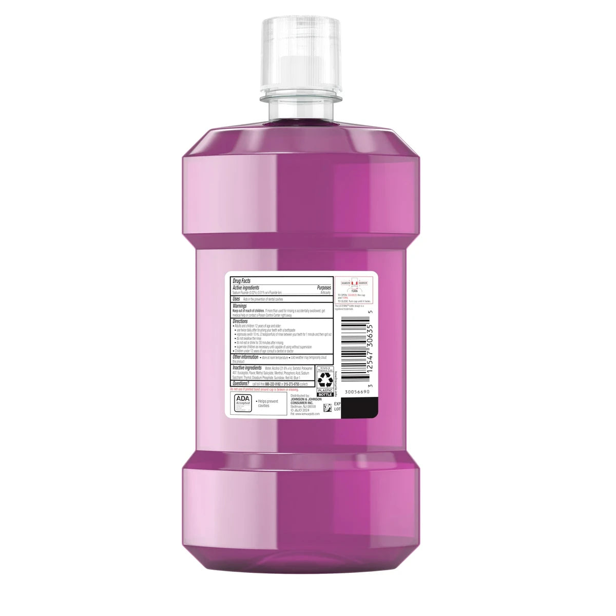 Listerine Total Care Teeth Defense Anticavity Mouthwash1 Litre 1.8Oz (Pack Of 6)
