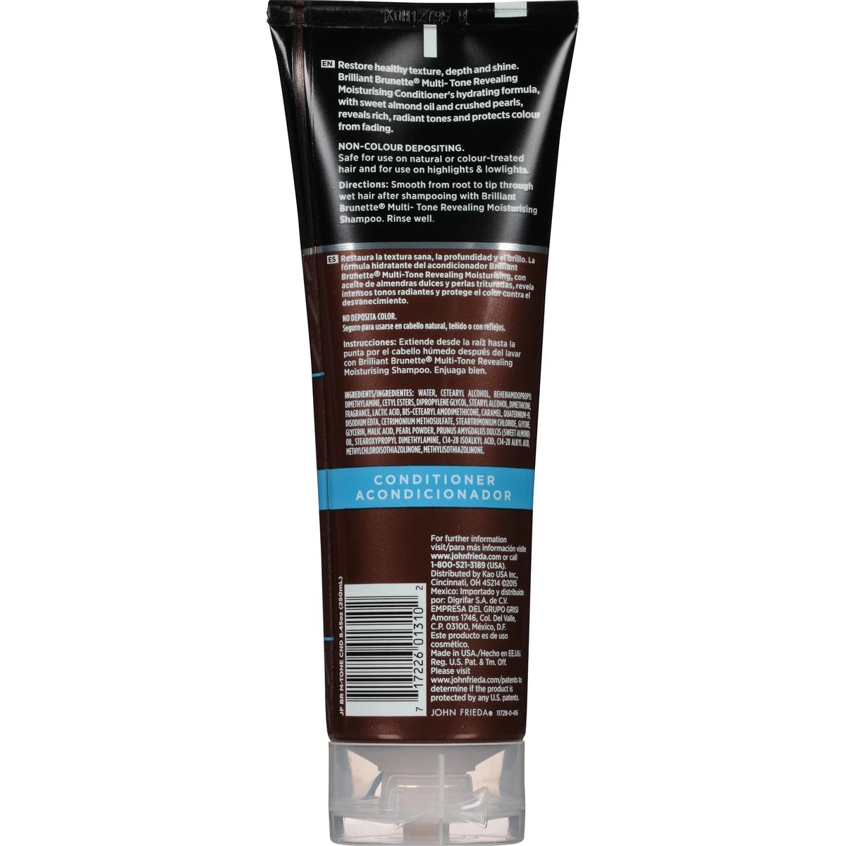 John Frieda Brillant Brunette Light Reflecting Moisturizing Conditioner Chestnut To Espresso 8.45Oz (Pack of 6)