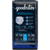 Goodnites Boys Night Time Bedwetting Underwear Size L 20.8Oz (Pack of 4)