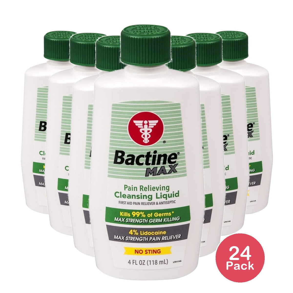 Bactine Original First Aid Liquid 4 Oz (Pack of 24)