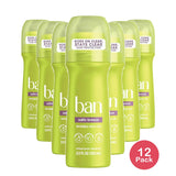 Ban Antiperspirant Deodorant Roll-On Satin Breeze 3.5 Oz (Pack of 12)