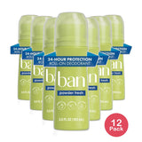 Ban Roll On Antiperspirant Deodorant Powder Fresh 3.5Oz (Pack of 12)