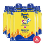 Banana Boat Kids Sport Sunscreen Lotion Spray Twin Pack SPF 50 6Oz (Pack of 6)