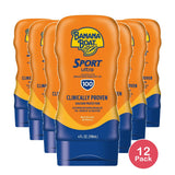 Banana Boat Sport Performance Sunscreen Lotion SPF 100 4Oz (Pack of 12)