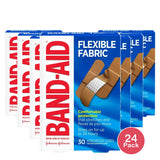 Band-Aid Flexible Fabric Brand Adhesive Bandages - 30ct 1.6 Oz (Pack of 24)