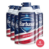 Barbasol Original Thick & Rich Shaving Cream 10 Oz (Pack of 6)