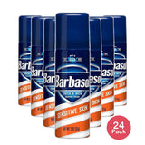 Barbasol Shave Cream Sensitive Skin Travel Size 2Oz (Pack of 24)