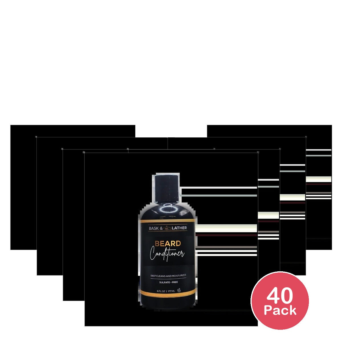 Bask and Lather Co. Beard Conditioner 6 Oz (Pack of 40)