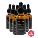 BASK & LATHER Beard Magic Growth Oil for Men  Helps Stimulate Hair Growth and So 1Fl. Oz (Pack of 6)